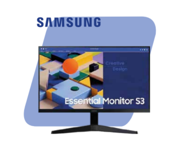 Monitor Samsung 24”  Essential FHD con panel IPS,  modo para cuidado ocular y  eco saving plus