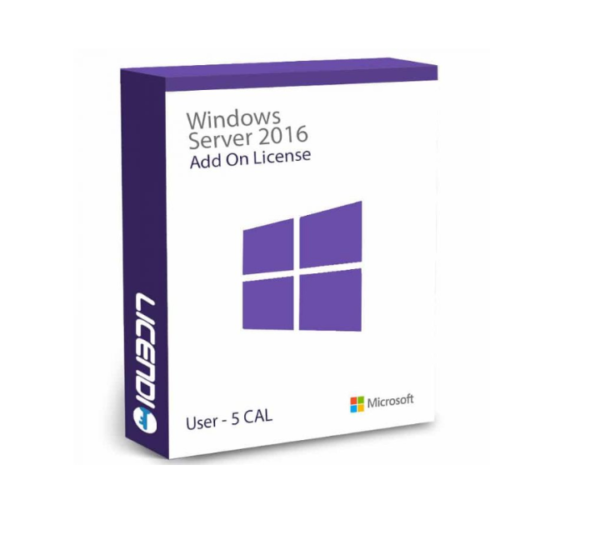 CAL Windows Server 2016 5 Clientes User